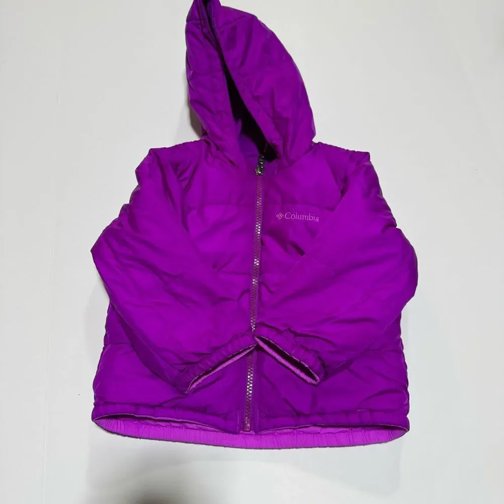 Columbia Purple Reversible Puffer Winter Jacket